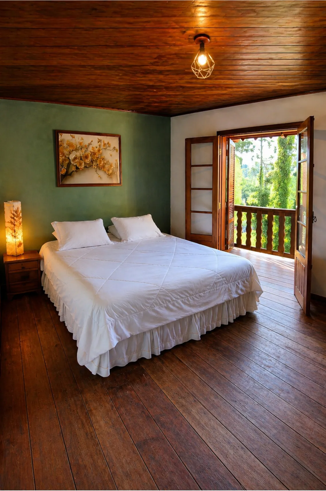 Aconchego entre as araucárias da serra